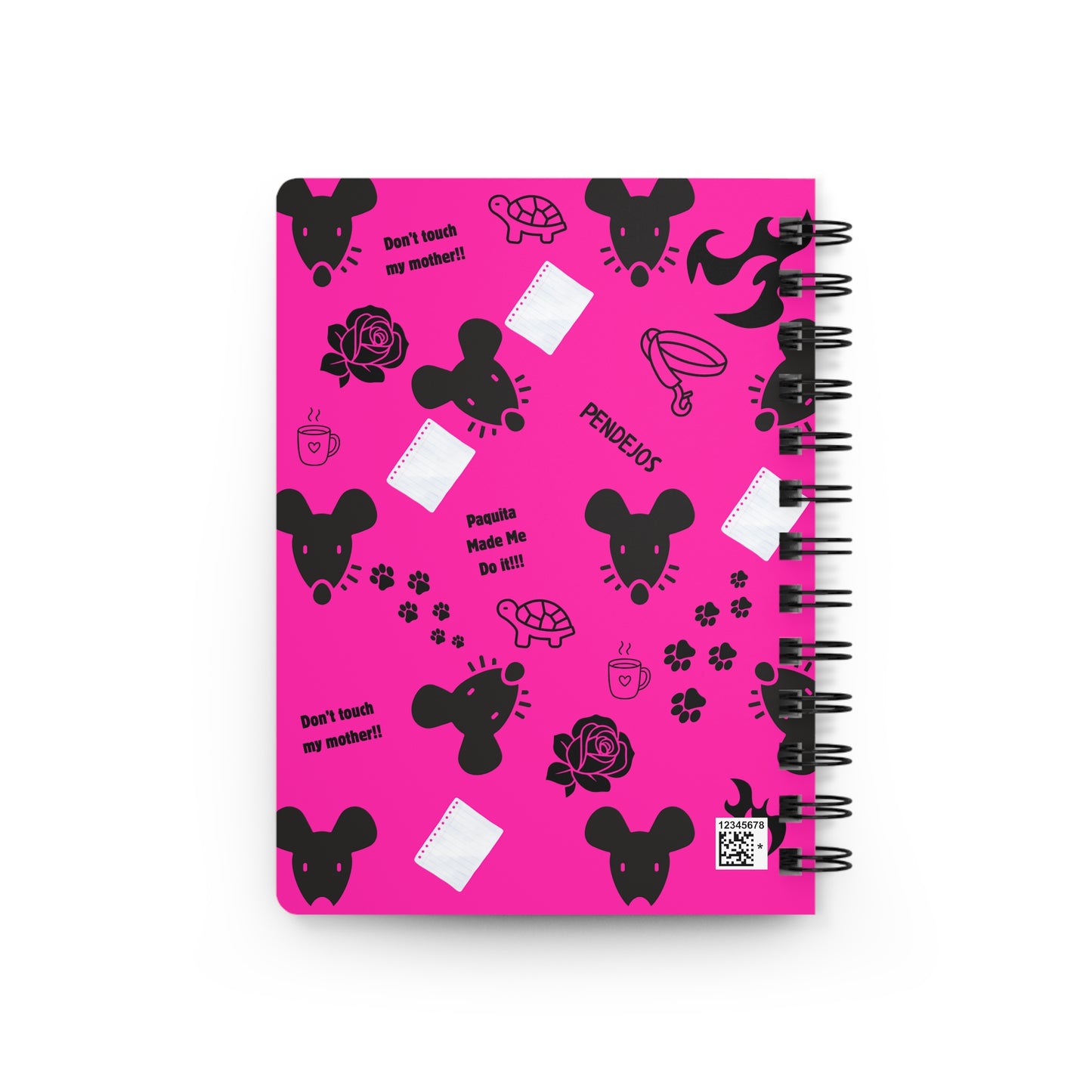 Spiral Bound Journal — "Your Dog's Burn Book" Funny Pet Notebook